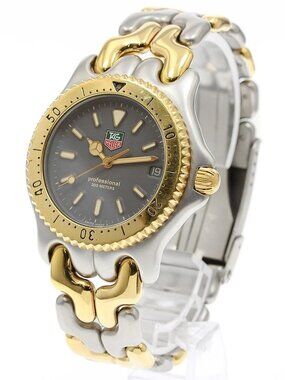 TAG HEUER S/el S95.206F Date gray Dial Quartz Men's Watch_941101